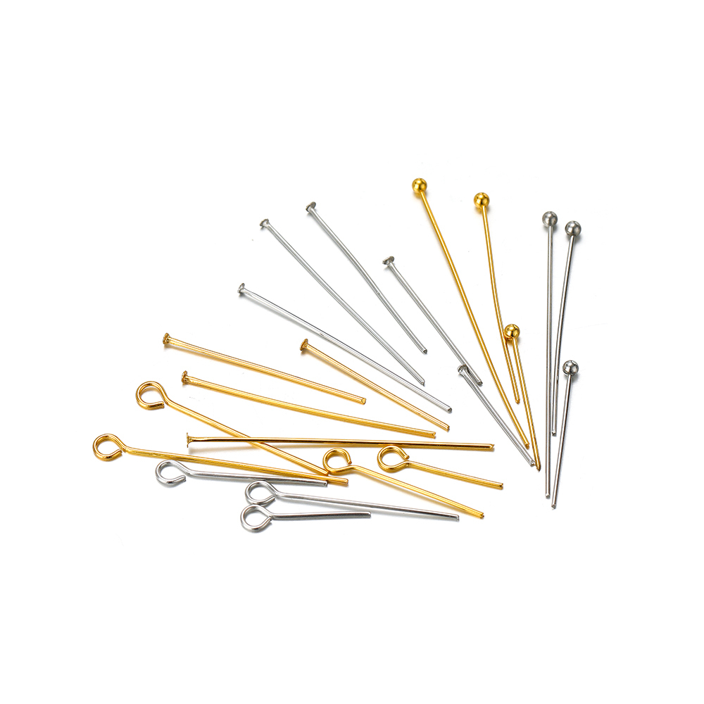 Body Jewelry Diy - 100/50 Uds agujas de cabeza de