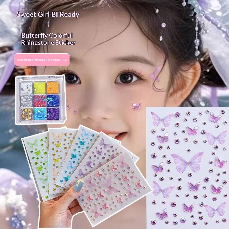 Body Jewelry Eyebrow - Pegatinas para pintar la cara para
