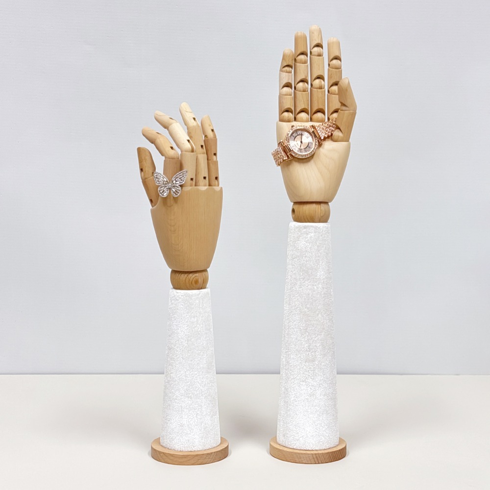 Body Jewelry Shop - Maniquí de mano de terciopelo de
