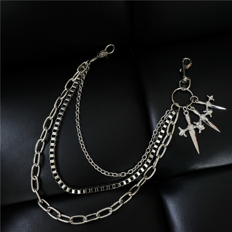 Body Jewelry Manufacturers - Pantalones Casuales Versátiles con Cadena de