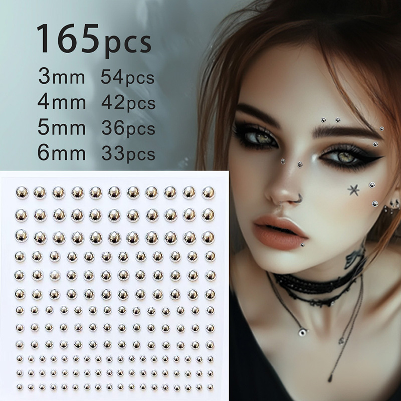 Body Jewelry Eyebrow - Pegatina de tatuaje de maquillaje de