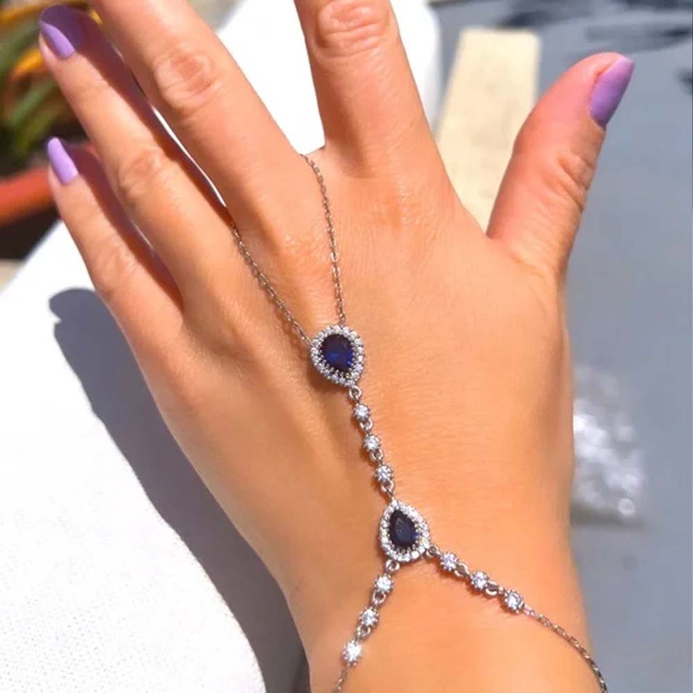 Body Jewelry Dubai - Stonefans-joyería de mano azul Dubai para
