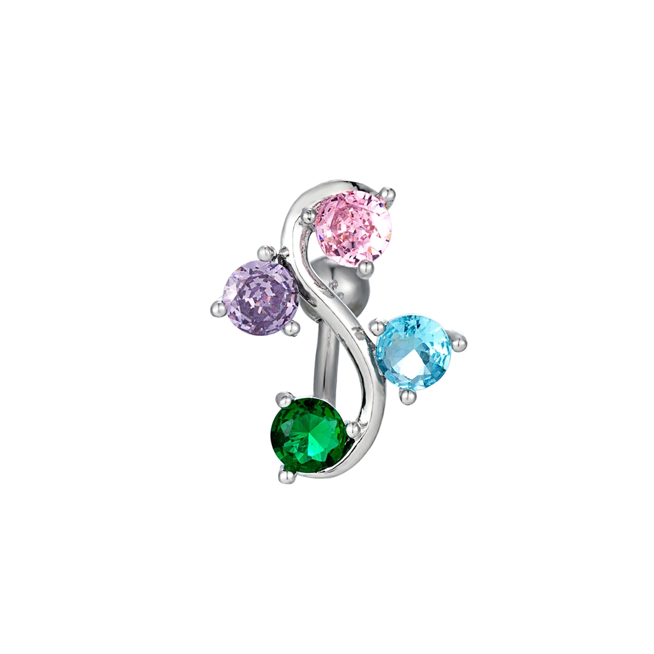 Body Jewelry Shop - Anillo de Ombligo Curvo de Acero