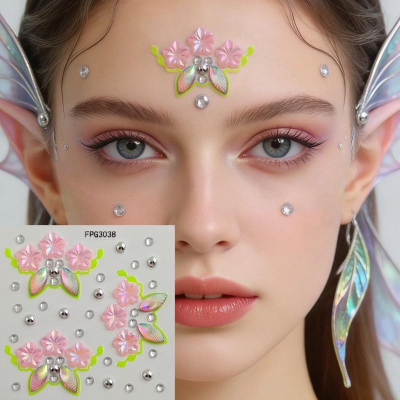 Body Jewelry Eyebrow - Pegatinas de joyas para la cara,