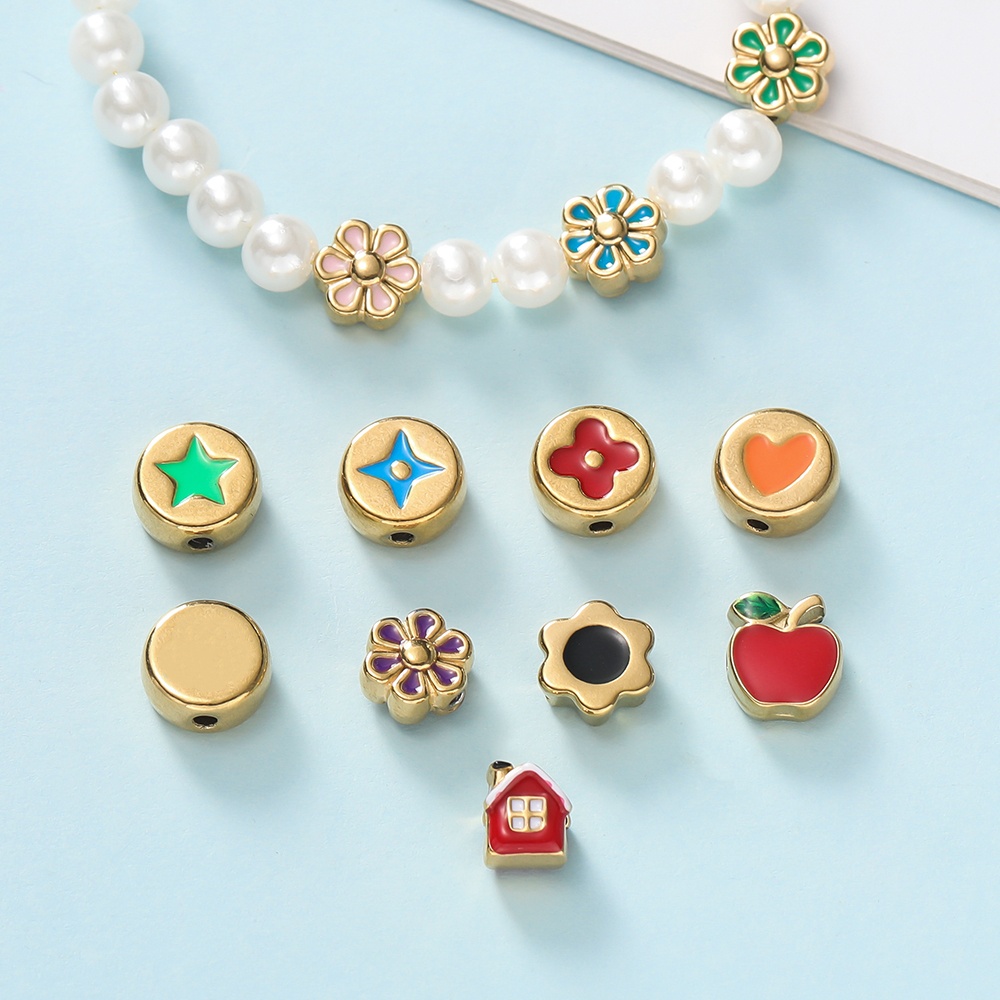 Body Jewelry Diy - 2 unids/pack de cuentas espaciadoras de