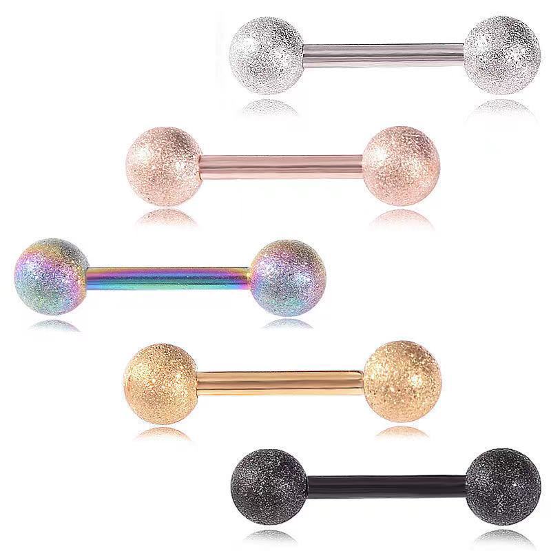 Tongue Barbell Straight - Barra Recta de Acero Quirúrgico 14G