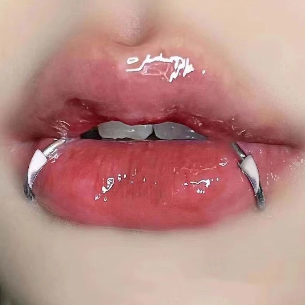 Body Jewelry Lip Ring - 2 Piezas/Set Anillo de Labio Falso
