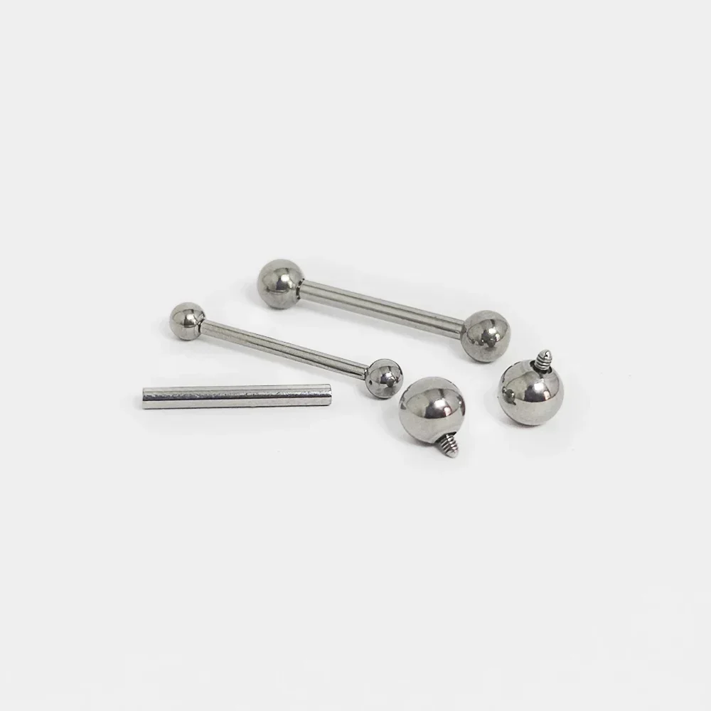 F136 Piercing de titanio 14G b - Tongue Barbell Straight reseña y precio
