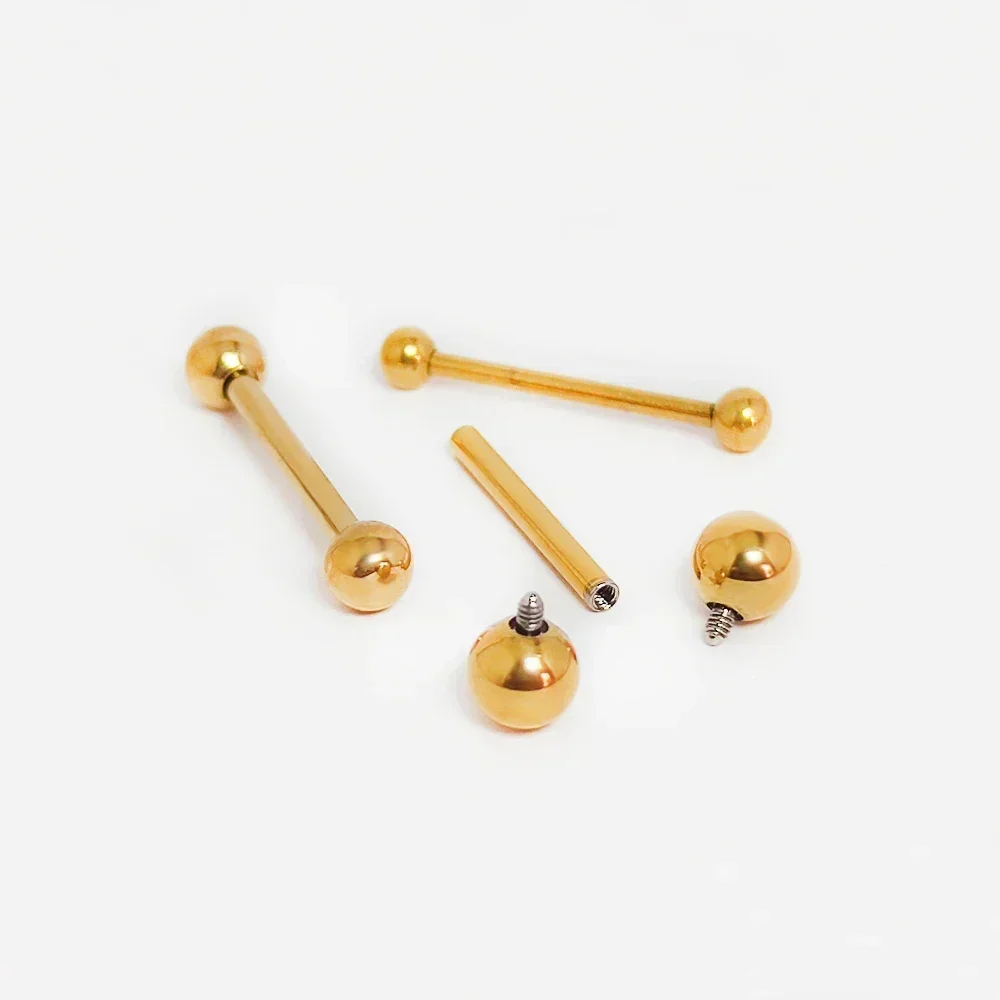 F136 Piercing de titanio 14G b - Tongue Barbell Straight reseña y precio