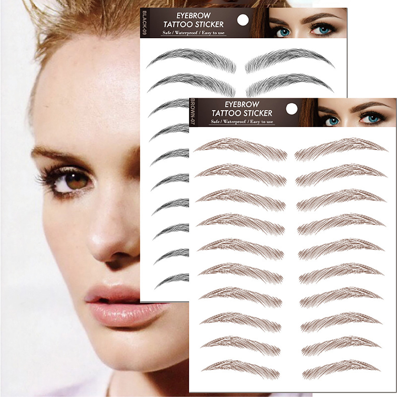 Pegatinas de tatuaje de cejas  - Body Jewelry Eyebrow reseña y precio
