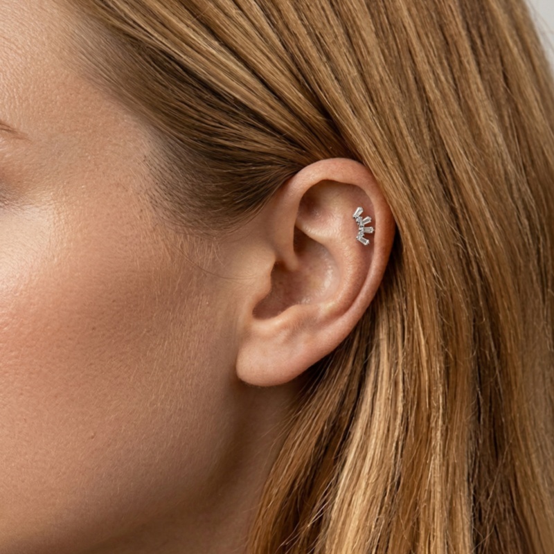 1 Pieza de Joyería para Pierci - Tragus Flat Back reseña y precio