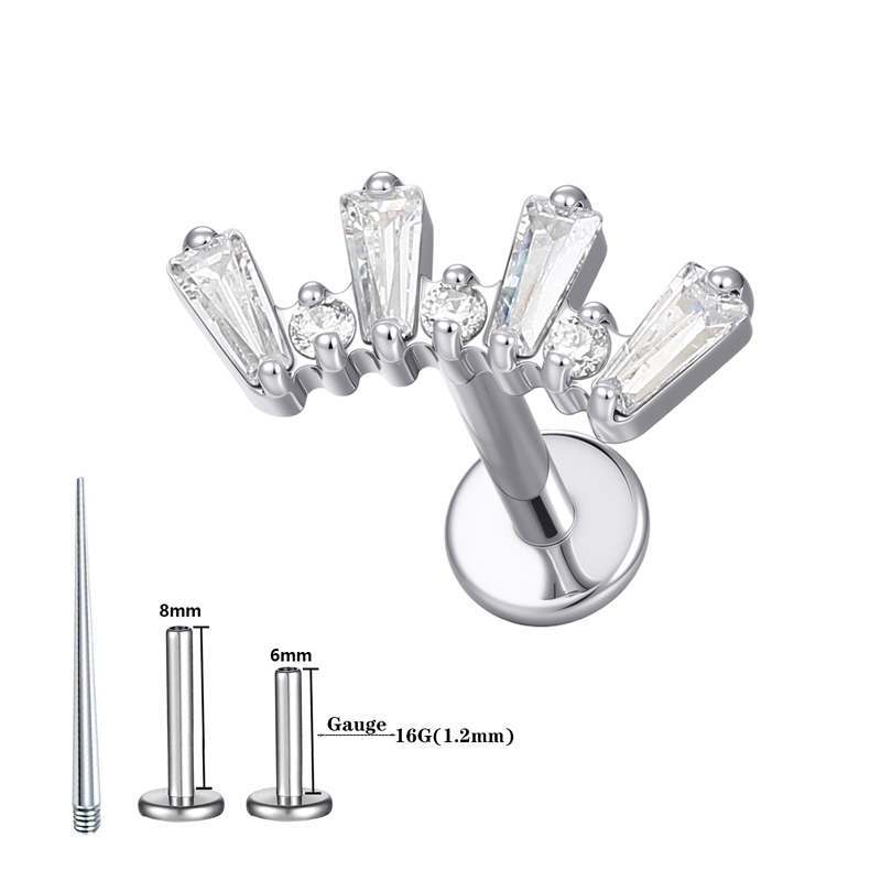 1 Pieza de Joyería para Pierci - Tragus Flat Back reseña y precio