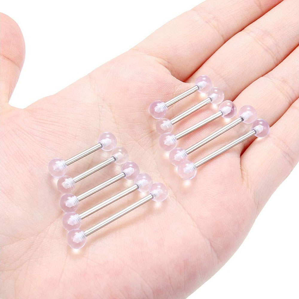 14G barra recta de acero quirú - Tongue Barbell Straight reseña y precio