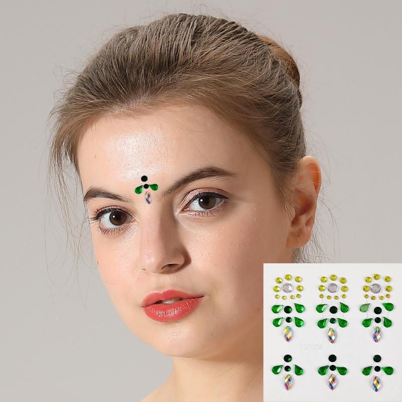 Pegatinas 3D de diamantes de i - Body Jewelry Eyebrow reseña y precio