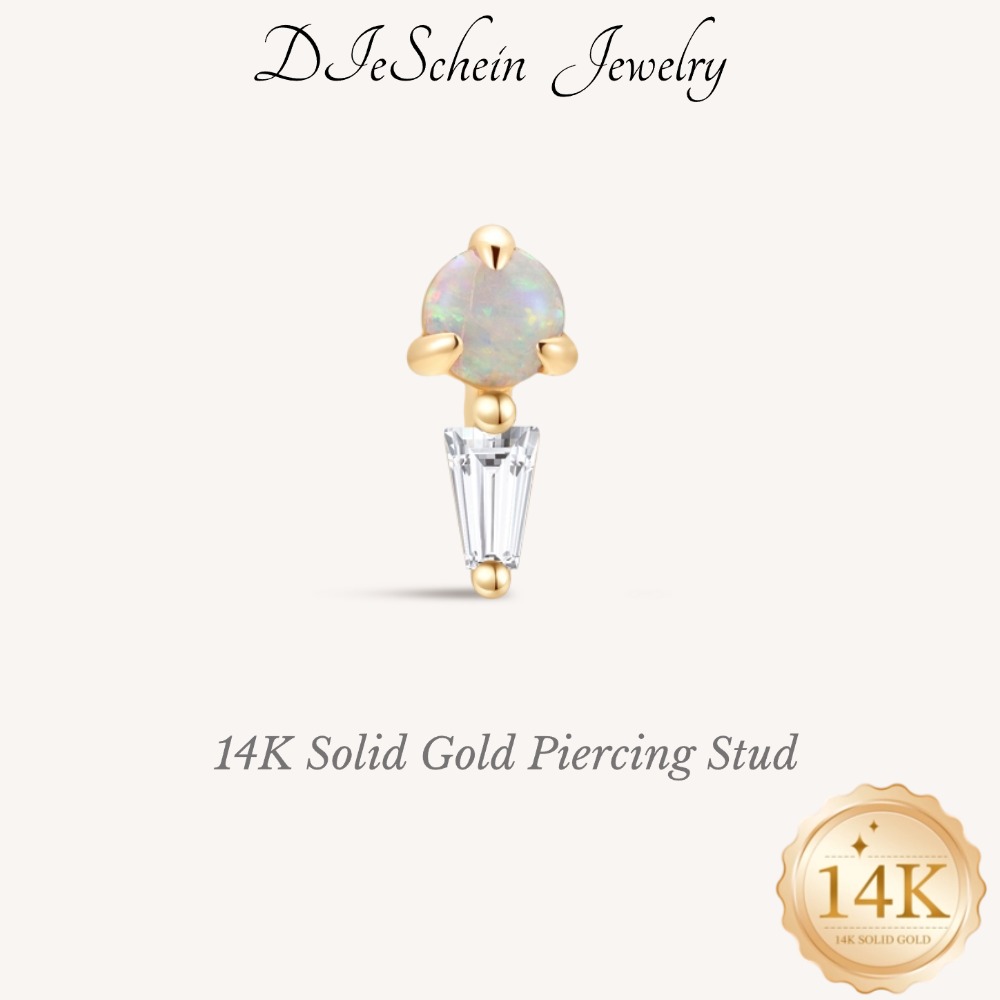 DIeSchein Pendientes de Oro Só - Tragus Flat Back reseña y precio