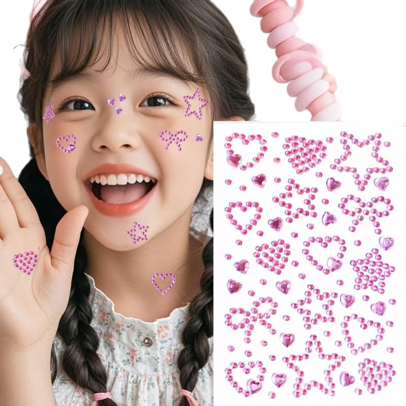 1 Hoja de Adhesivos Faciales d - Body Jewelry Eyebrow reseña y precio