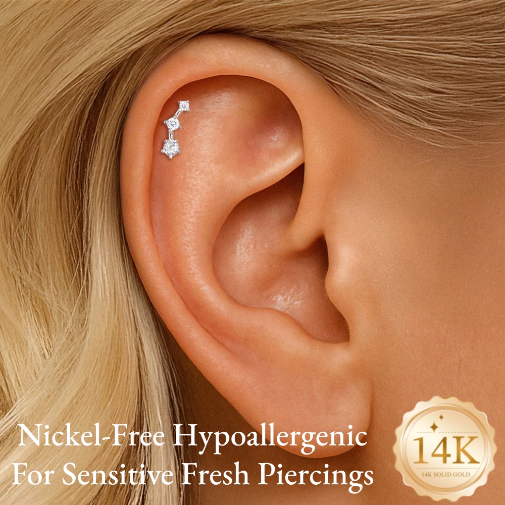 DIeSchein Pendientes de Pierci - Tragus Flat Back reseña y precio