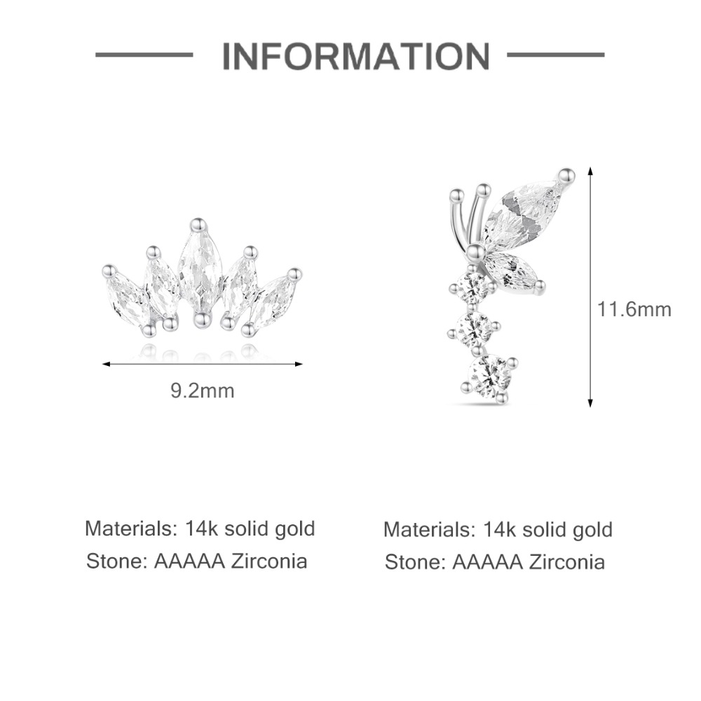 DIeSchein Pendientes de Pierci - Tragus Flat Back reseña y precio