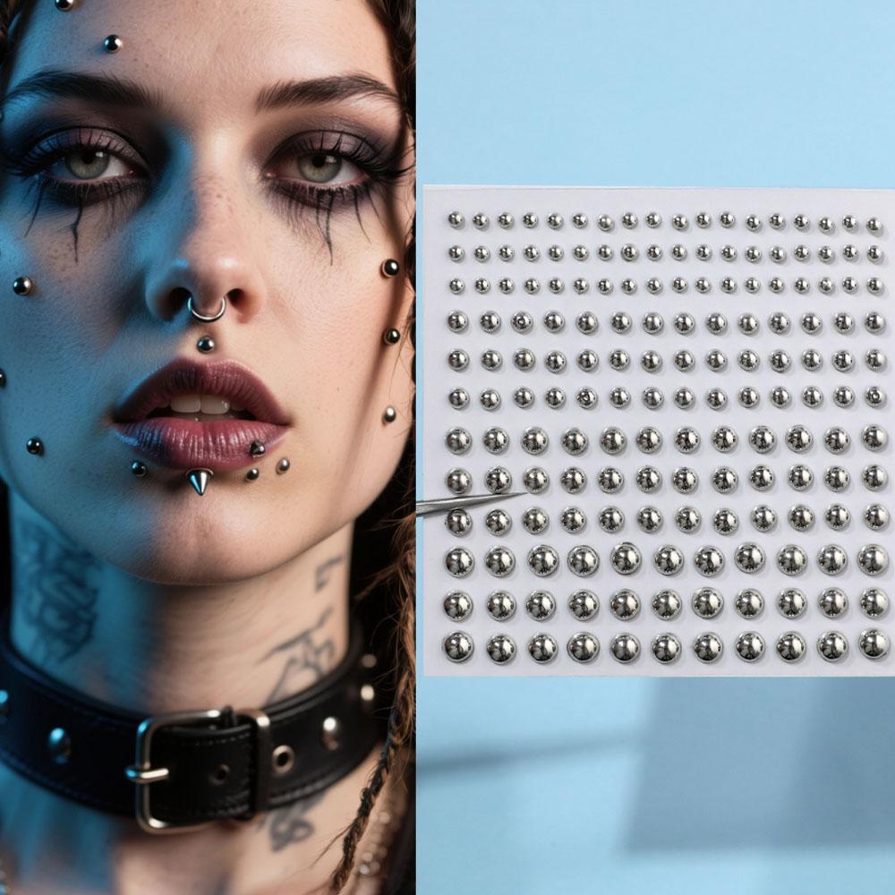 1 Hoja de Pegatinas de Acrílic - Body Jewelry Eyebrow reseña y precio