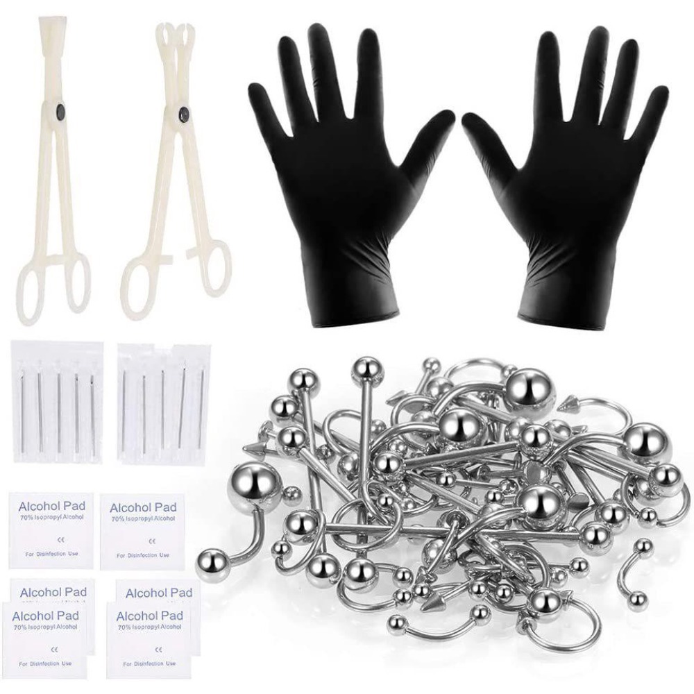 Kit de 150/140/85/70/42 Piezas - Body Jewelry Lip Ring reseña y precio