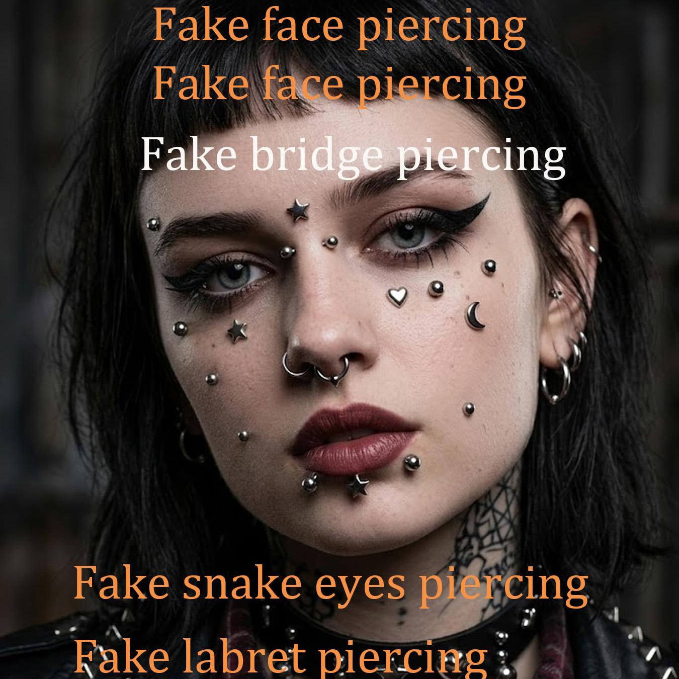 Piercings Falsos Adhesivos: Bo - Body Jewelry Eyebrow reseña y precio