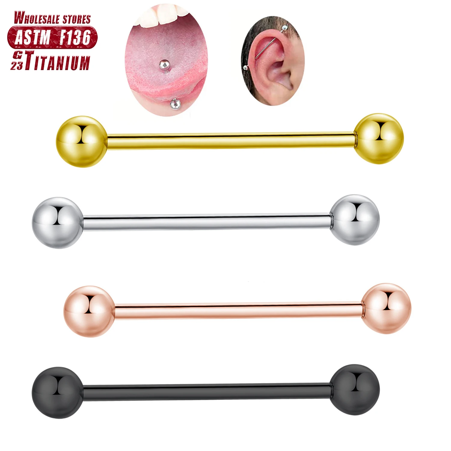 Bolas de barra industriales de - Tongue Barbell Straight reseña y precio