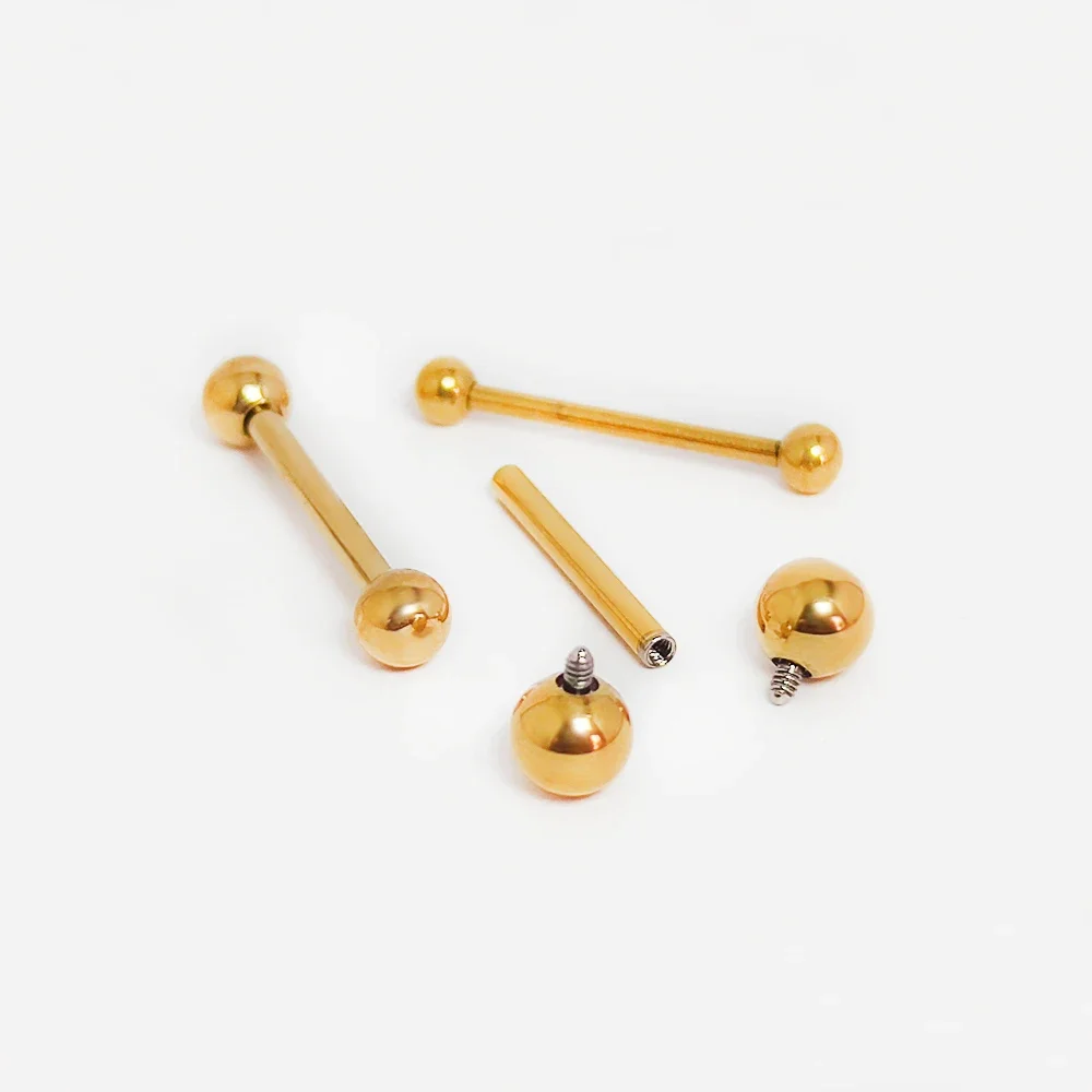 ASTM F136 Piercing de titanio  - Tongue Barbell Straight reseña y precio