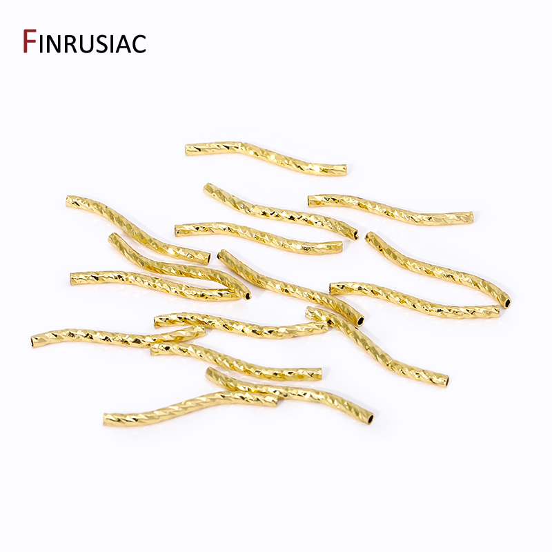Cuentas de tubo curvadas en fo - Body Jewelry Diy reseña y precio