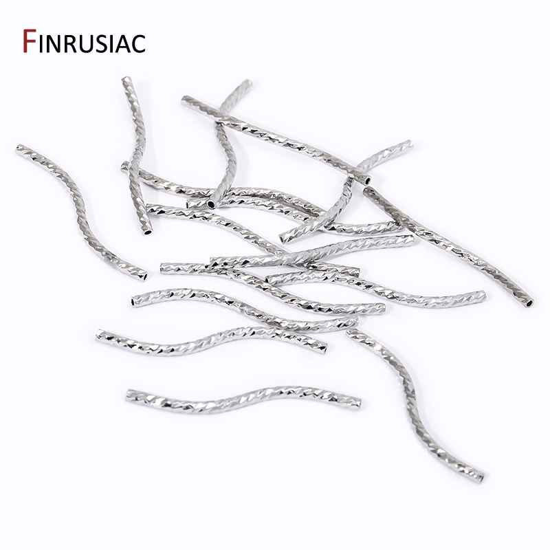 Cuentas de tubo curvadas en fo - Body Jewelry Diy reseña y precio