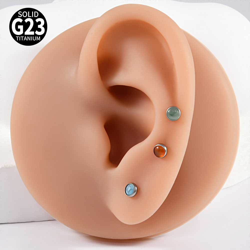 1 unidad 16g G23 cristal de ti - Tragus Flat Back reseña y precio