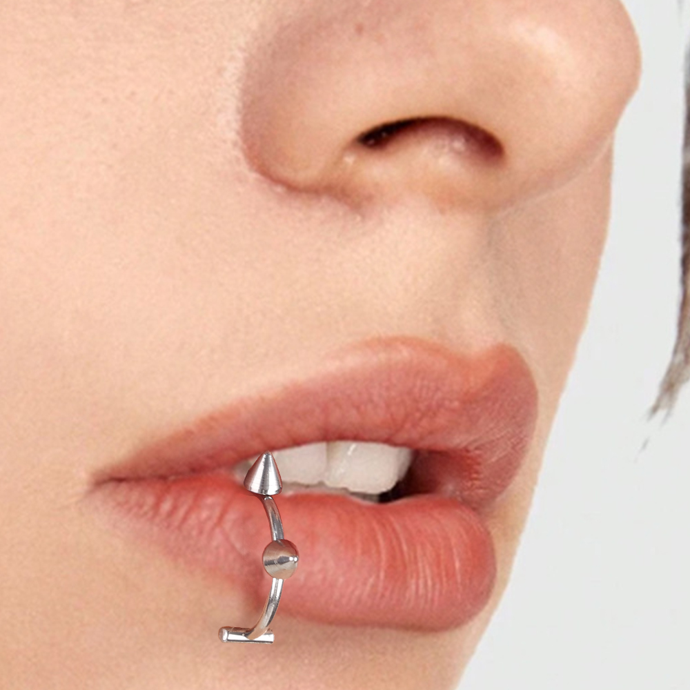 Anillo de nariz Punk de doble  - Body Jewelry Lip Ring reseña y precio