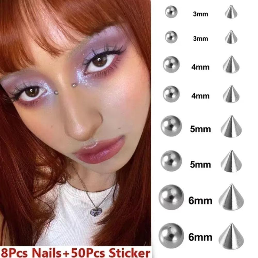 Set de 58-180 Piezas de Uñas A - Body Jewelry Lip Ring reseña y precio