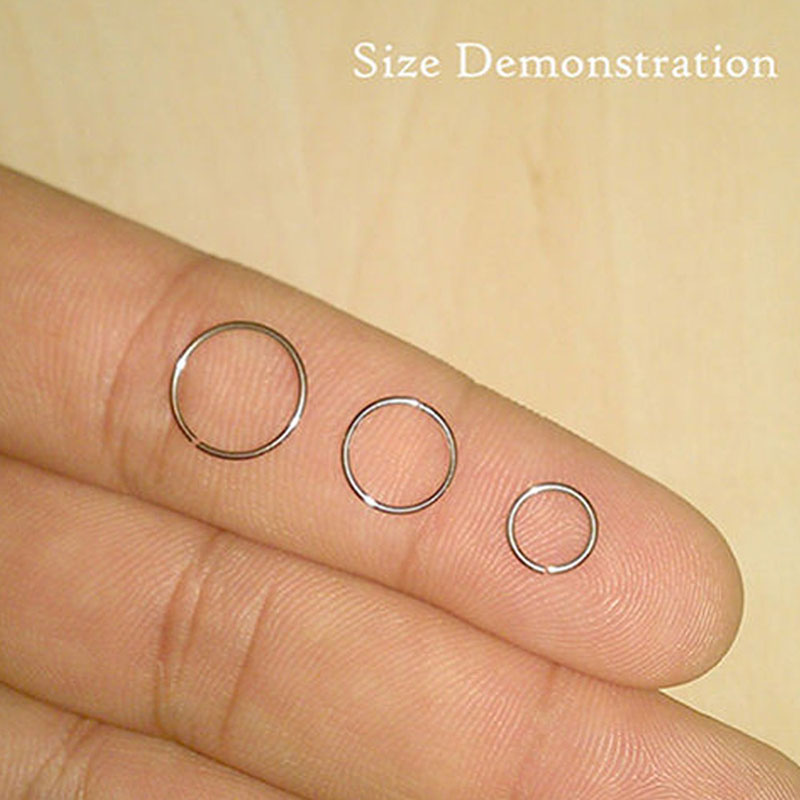 Anillo de plata 925 para la na - Body Jewelry Lip Ring reseña y precio