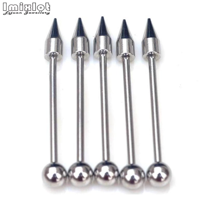 20 unids/lote de anillos para  - Tongue Barbell Straight reseña y precio