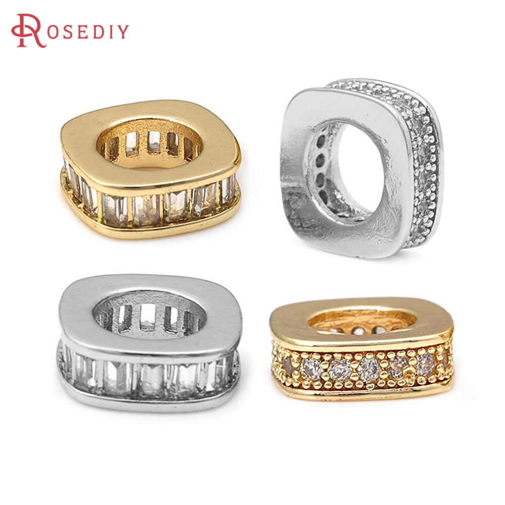 Cuentas espaciadoras cuadradas - Body Jewelry Diy reseña y precio