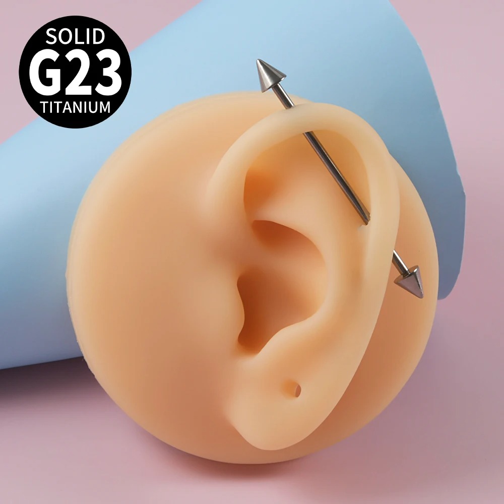 1Pc G23 cono de titanio indust - Tongue Barbell Straight reseña y precio