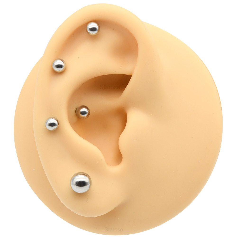 1 pieza 12G-00G Acero inoxidab - Tongue Barbell Straight reseña y precio