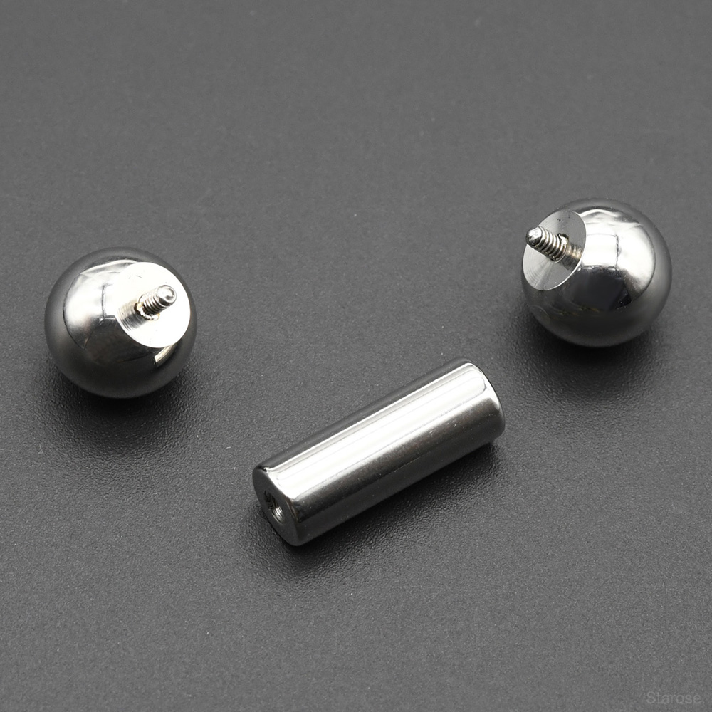 1 pieza 12G-00G Acero inoxidab - Tongue Barbell Straight reseña y precio