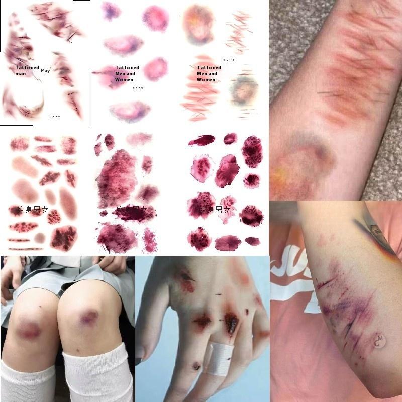 4 hojas de tatuajes temporales - Body Jewelry Eyebrow reseña y precio