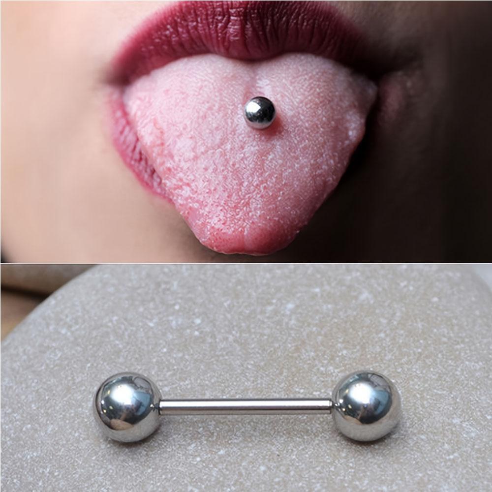 1PC acero inoxidable recto bar - Tongue Barbell Straight reseña y precio