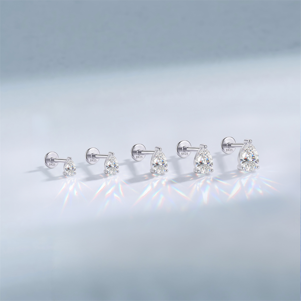 Pendiente KOJ de plata de ley  - Body Jewelry Ear Piercing reseña y precio