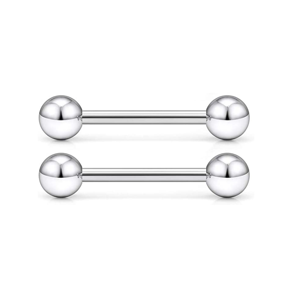 Anillos para lengua de 14G, ba - Tongue Barbell Straight reseña y precio