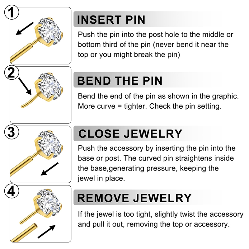 Anillos de Acero Inoxidable Qu - Body Jewelry Lip Ring reseña y precio